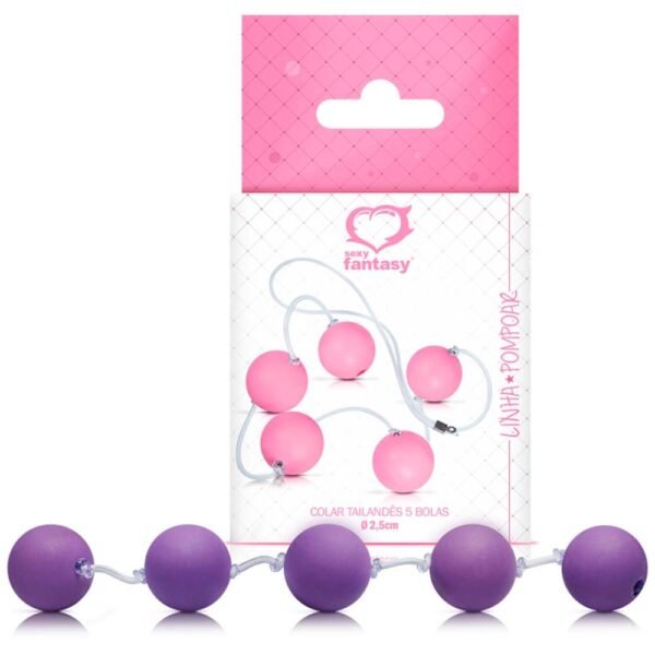 Colar Tailandês G 2,5mm Lilás