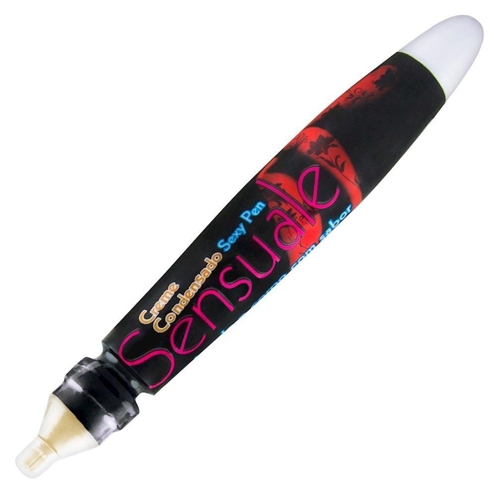 Caneta de Gel Comestível Sexy Pen 20g Leite Condensado