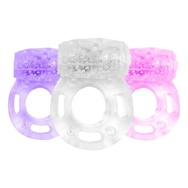 Anel Vibrador - Estimulador Butterfly - Transparente - Imagem 2