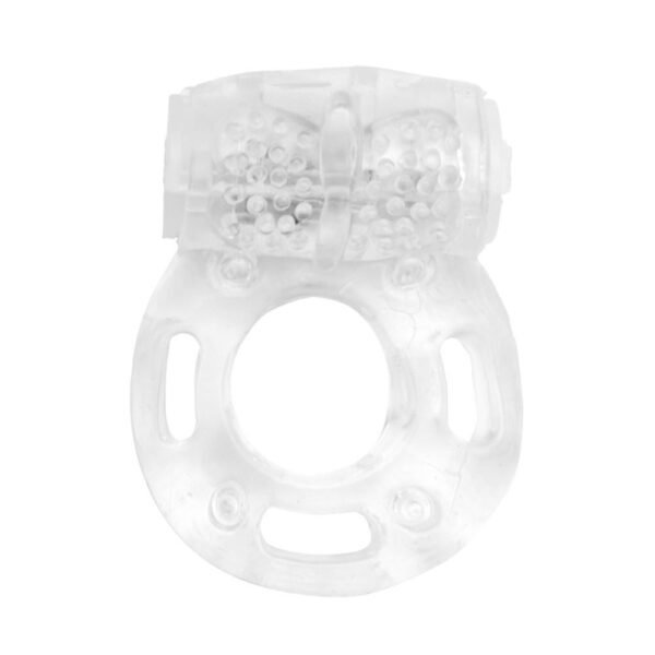 Anel Vibrador - Estimulador Butterfly - Transparente