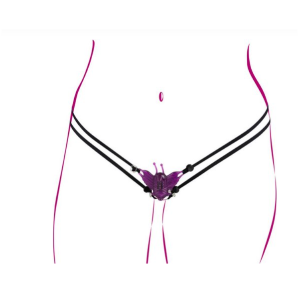 Mini Vibrador Butterfly - Roxo - Imagem 2