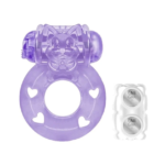 Anel Vibrador - Estimulador com Troca de Pilha - Roxo